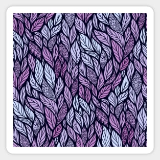 Abstract Pattern with Floral Motifs Sticker